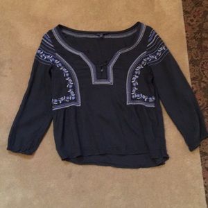 American Eagle blouse, 3/4 length sleeves